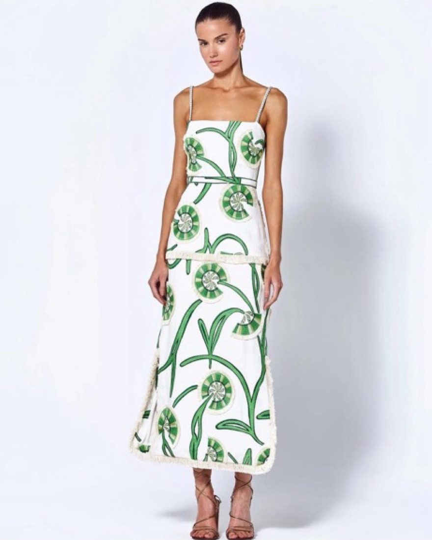 alexis adeline floral embroidered dress Liora Beaded Mini Dress – Barrakets Shop 2 main image 1