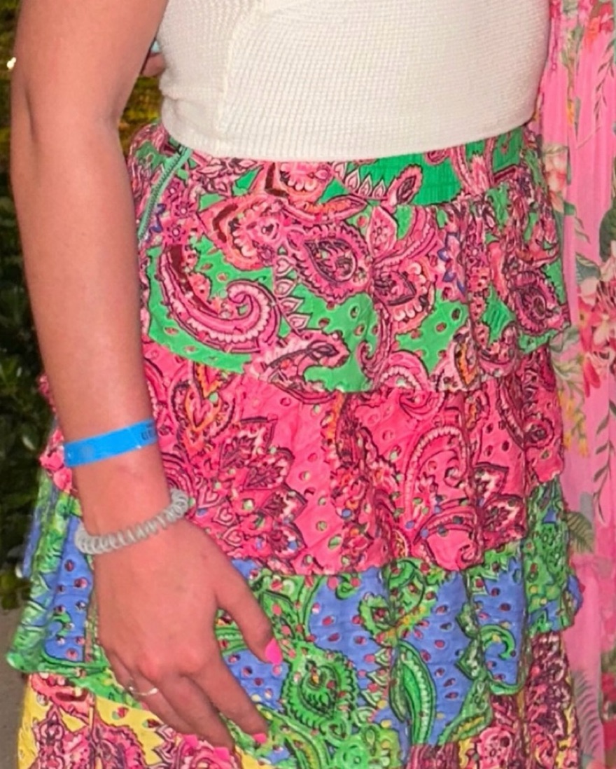 Alice + Olivia Colorful Maxi Skirt | Pickle