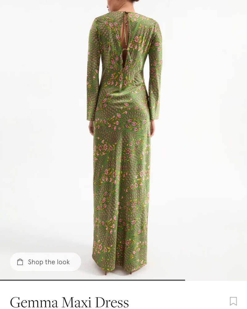 veronica beard green floral dress Veronica Beard Mick Floral Short-Sleeve Silk Maxi Dress, Dark Hunte, Women's, 8, Casual & Work Dresses Maxi Dresses