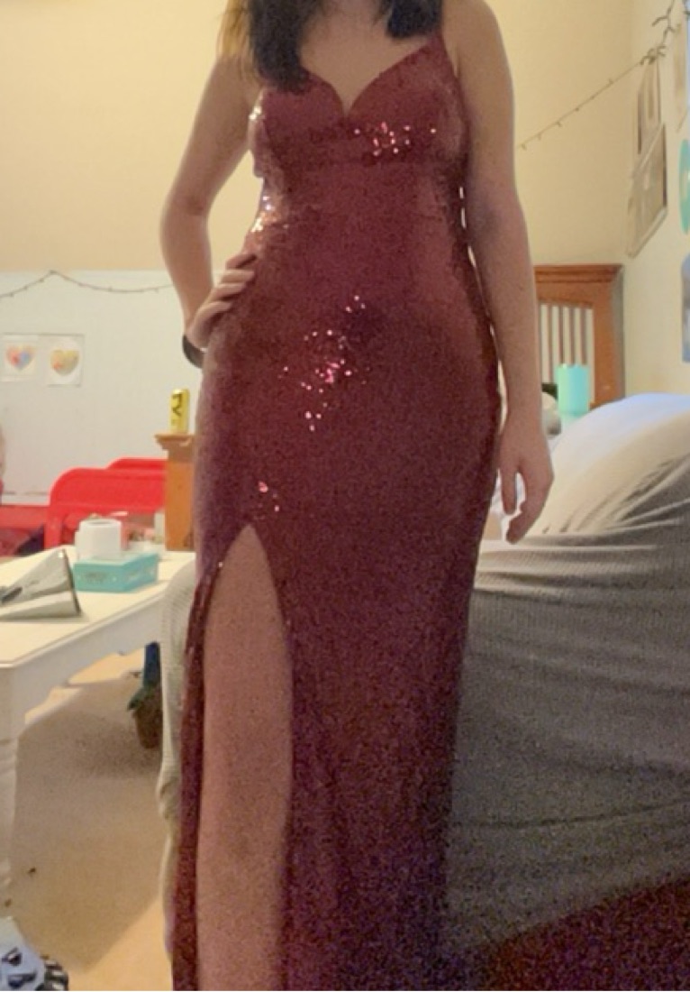 Red Sparkly Prom Dress by N/a - Pickle