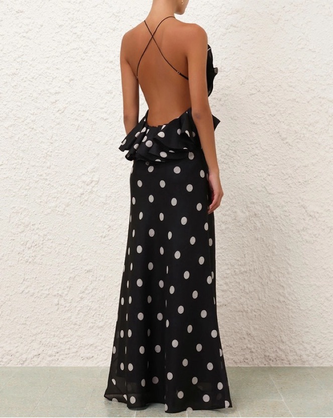zimmermann backless dress Zimmermann Ottie Bias Backless Dress