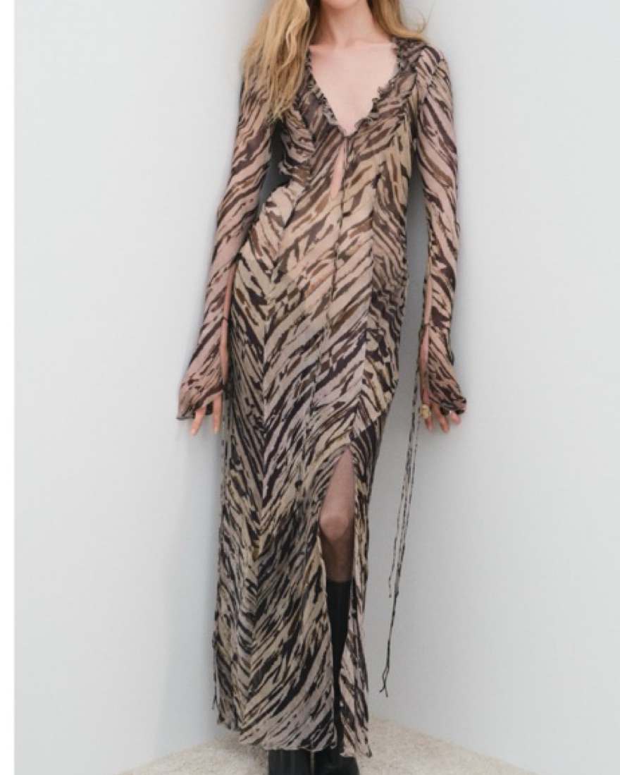 オールインワン・サロペット Msgm Watercolor Leopard Print Maxi Dress 71zc-nC3RUL._AC_SY445_.jpg