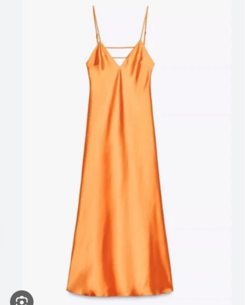 satin dress long prom Simple A-line Satin Long Prom Dress Formal Dress With Split – Tirdress main image 0