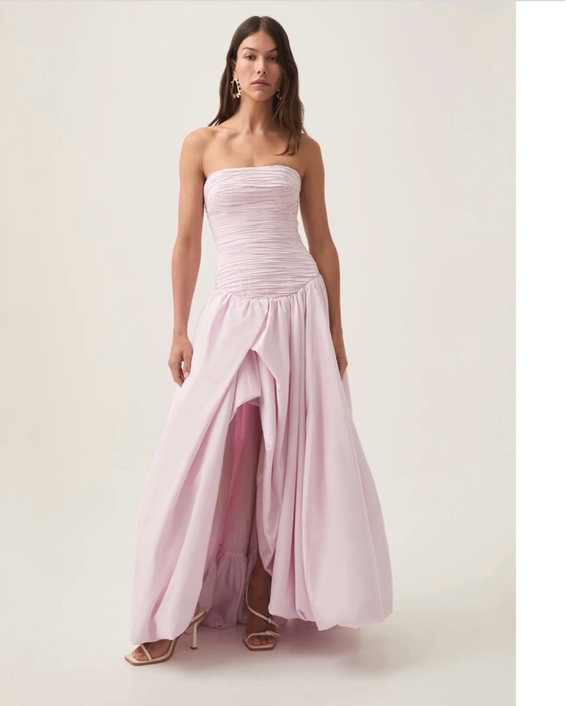 Violette Bubble Hem Maxi Dress by Aje - Pickle