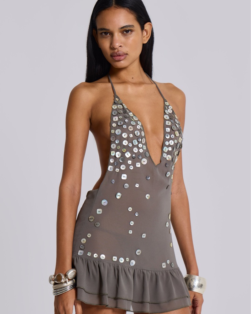 skylar frock mini dress Skylar White CutOut Mini Dress