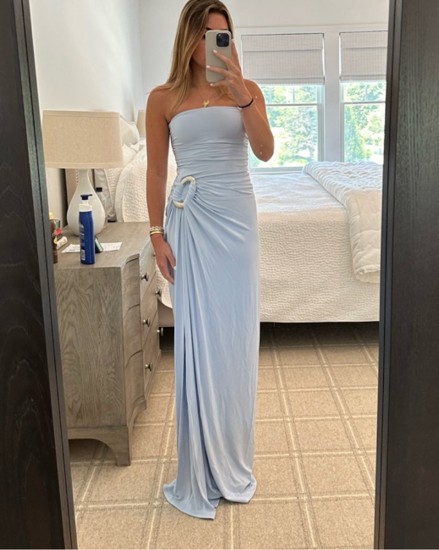 jonathan simkhai blue dress Ombre Blue Jonathan Simkhai Gown by Jonathan Simkhai