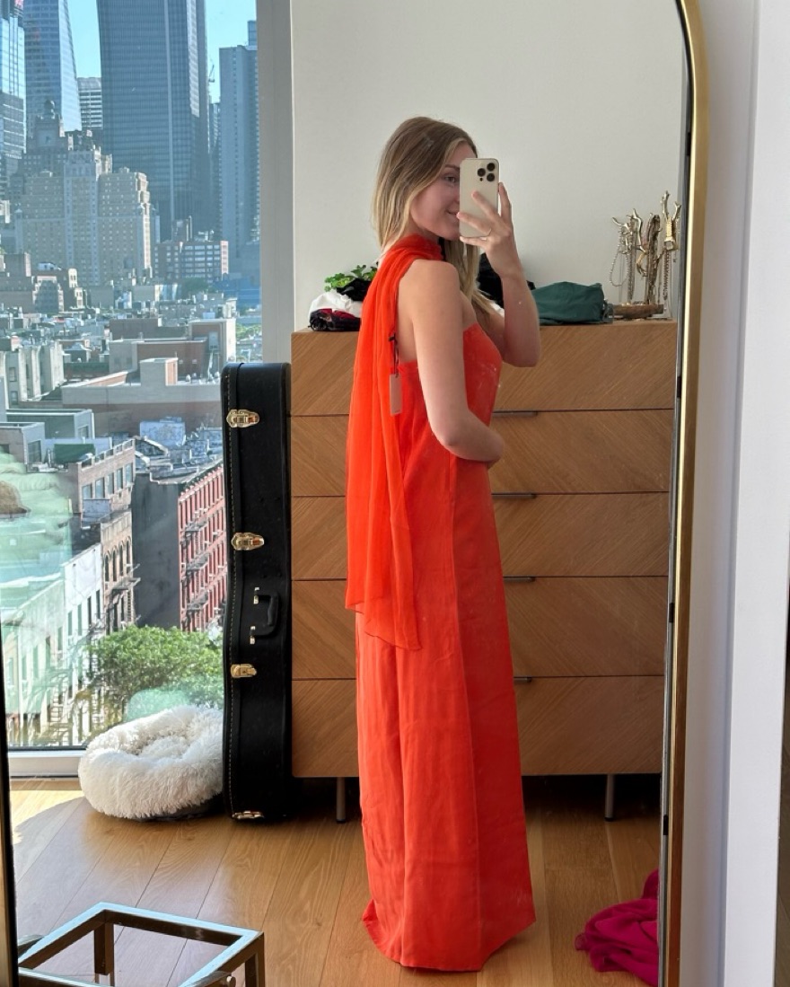 g*1様 セノーテ　オレンジセラコート Cris Serra CUSTOM Janet Dress by Cris Serra - Pickle