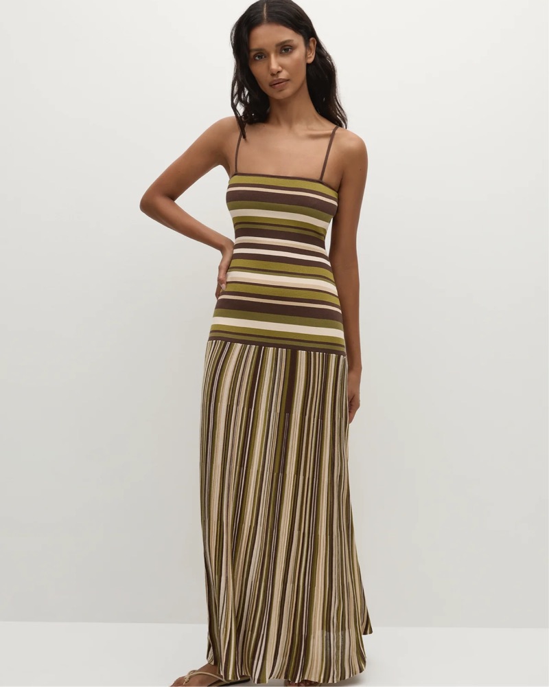 faithfull the brand esenia knit dress by Faithfull The Brand sustainable:ECOVERO VISCOSE