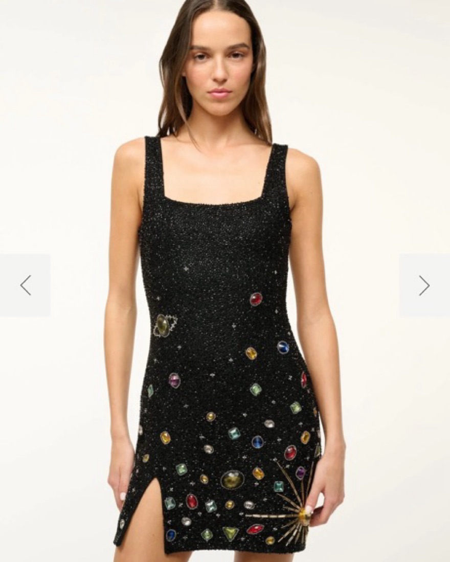 Staud Le Sable Dress Black Celestial by Staud - Pickle