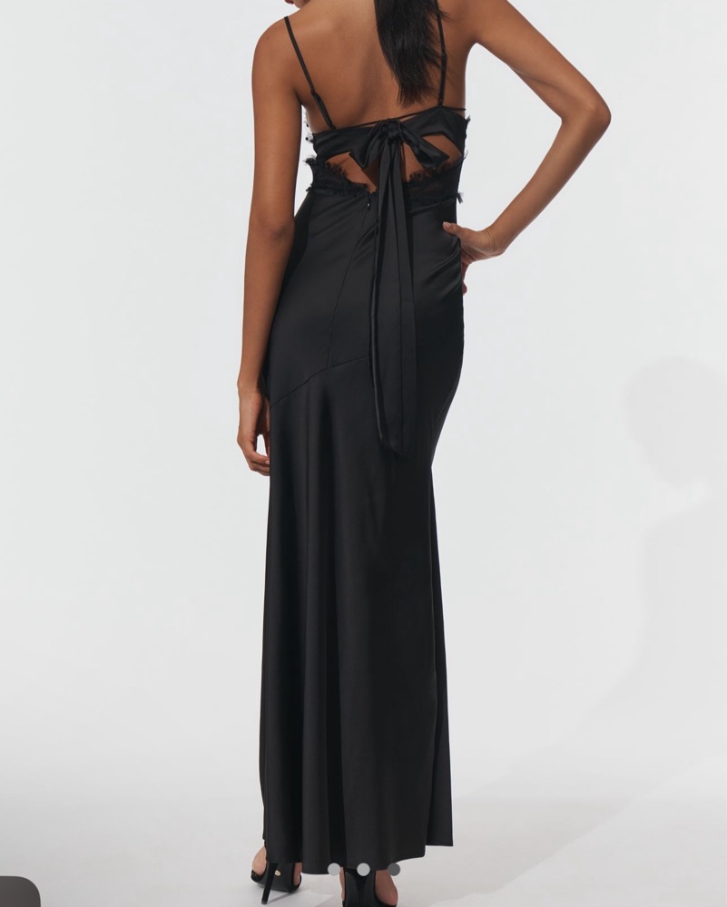 For Love & Lemons Heart Maxi Slip Dress by For Love & Lemons - Pickle