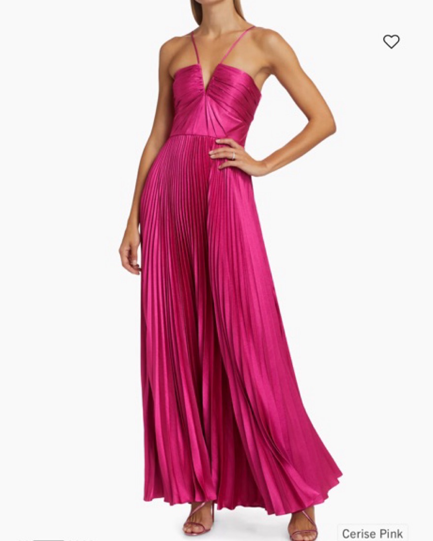 ml monique lhuillier a-line dress INEZ OFF-THE-SHOULDER MAXI DRESS | Minimalist Maxi with Kick Pleat