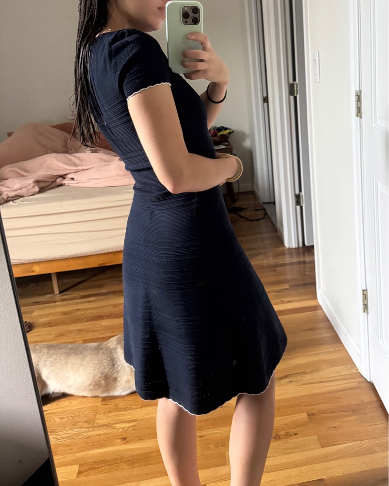 Hugo Boss Navy Stretchy Dress by Hugo Boss - Pickle