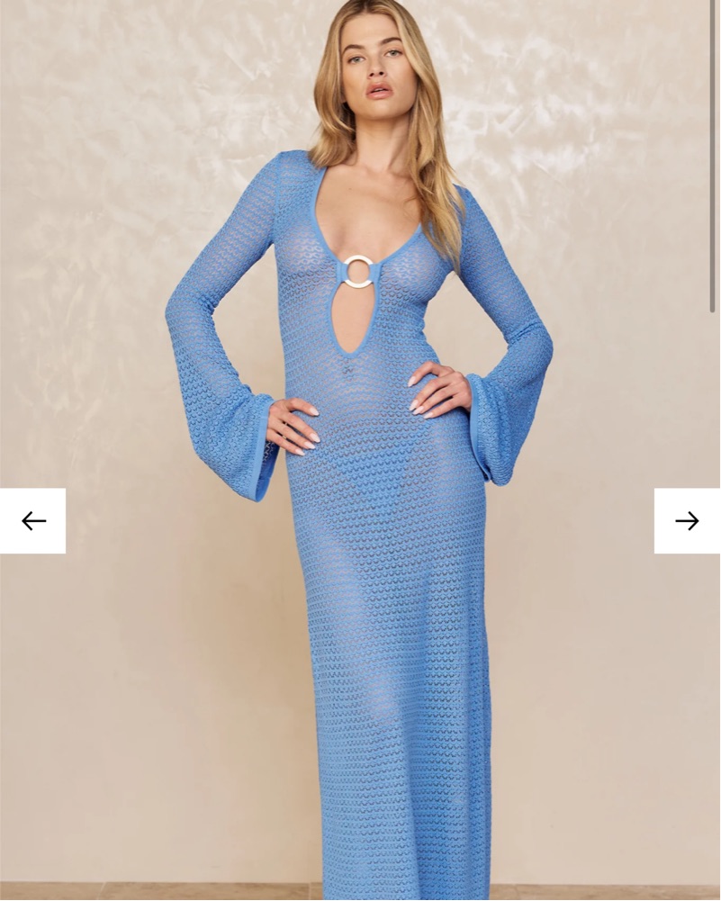 Monday Swimwear crochet Montego dress by Monday Swimwear - Pickle