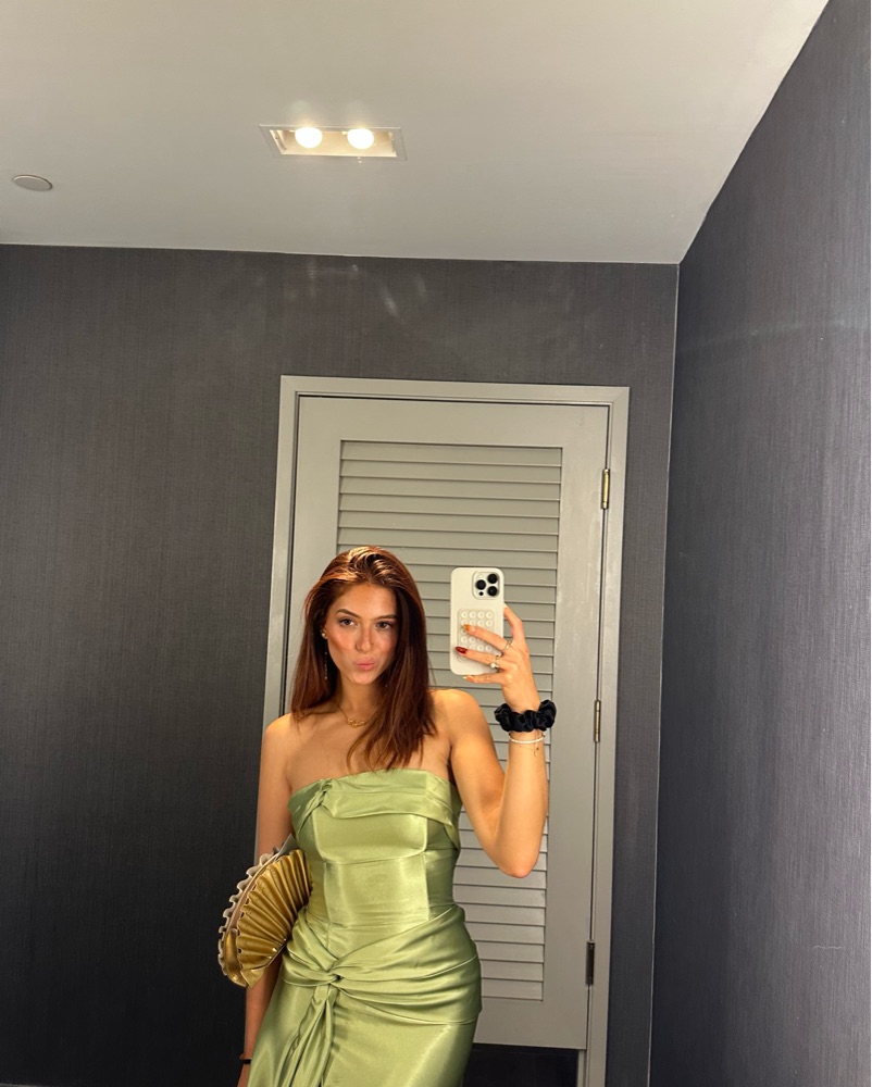 long revealing evening dresses Velvi - Eclipse Gown - Gold - V-neck Sequin Dress