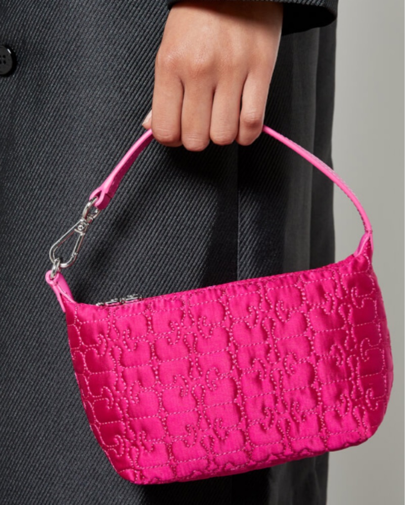 Ganni Satin Mini Bag | Pickle