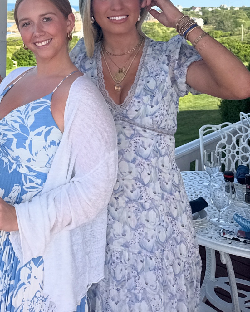 light blue shawl for dress ASTR the Label | Jonae Crochet Lace Top in Blue main image 0