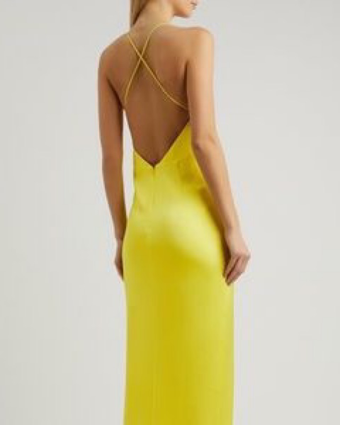 alice and olivia yellow dress NWT + Tallie Deep V Mini Box Pleated In Sunbeam Wmns Sz S This butter yellow scoop neck mini dress stuns in metallic floral jacquard ALICE + OLIVIA Ellis embellished