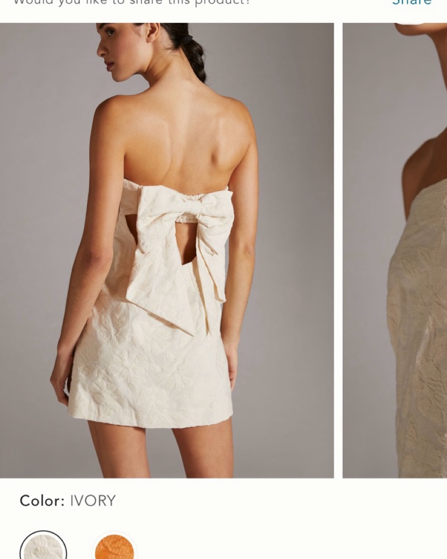 short white dress anthropologie White Mini Dresses