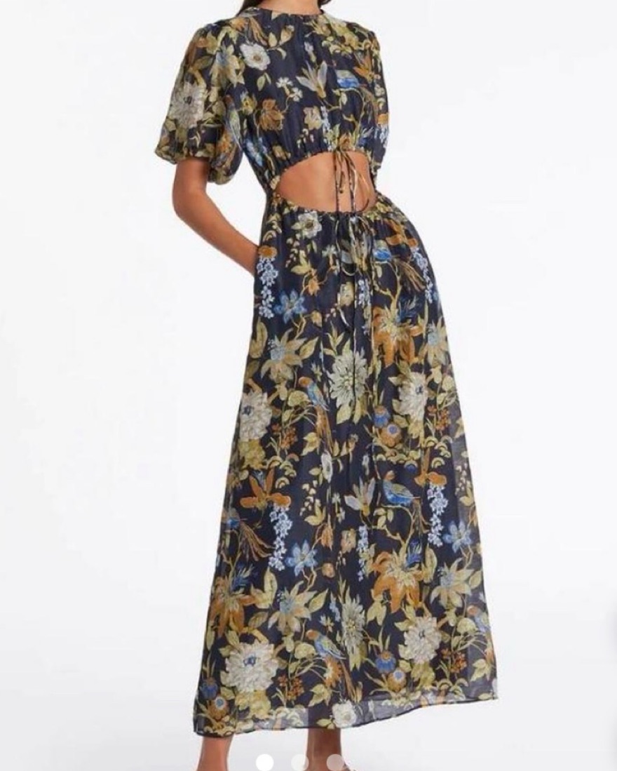 lilian embroidered smocked dress Lillian Embroidered Cocktail Dress