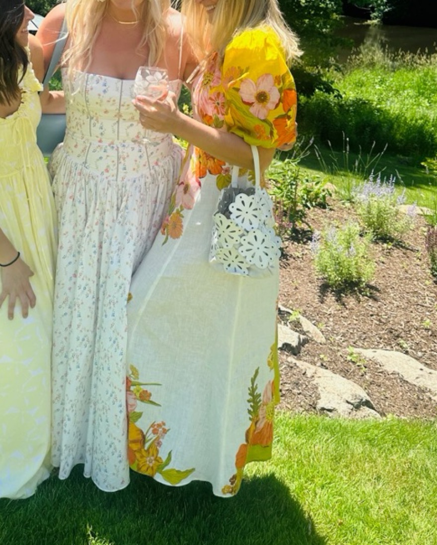 Alemais Silas floral linen midi dress by Alemais - Pickle