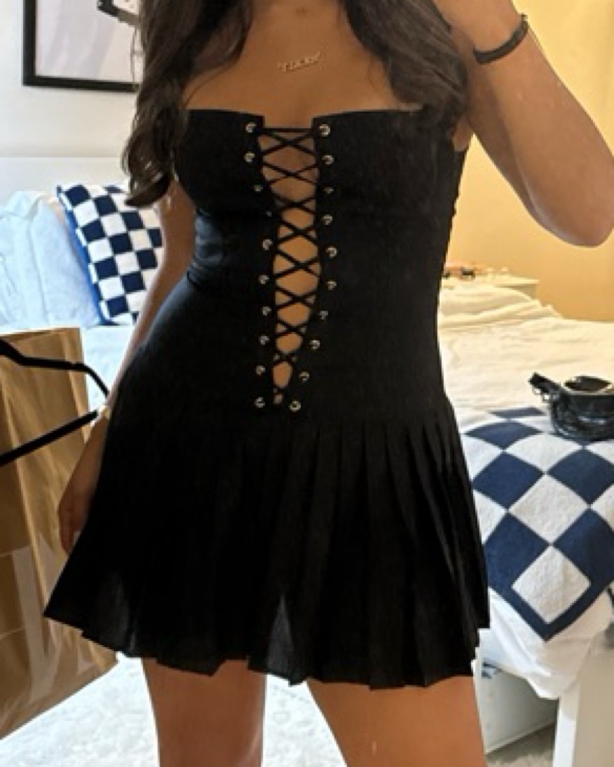 more to come lenore mini dress Edikted Women's Lenore Cupped Mini Dress