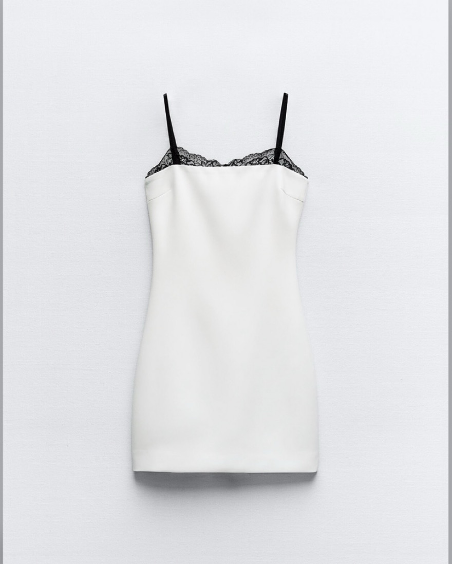 ワンピース Scala Lace-Trimmed Dress Scala Lace-Trimmed Dress（ワンピース）｜Her lip to（ハー