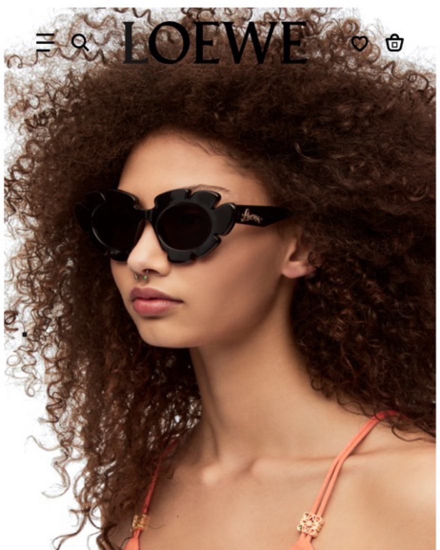Loewe Flower Sunglasses by Loewe - Pickle