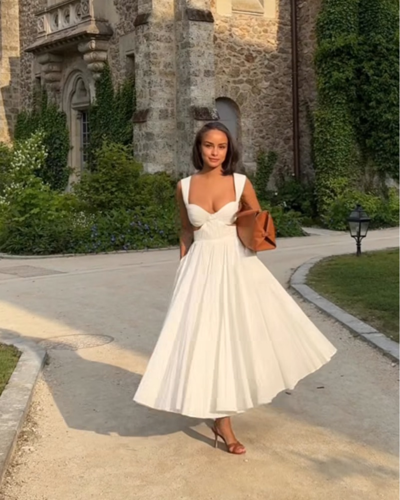 ACE ANDRARE MAKUA BEACH 上下セット ホワイト Andrea Iyamah Ilora Dress by andrea iyamah - Pickle
