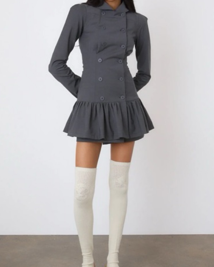 【PEACHY DEN】Romy Mini Dress ブラック Peachy Den Romy Mini Dress in Black | Lyst