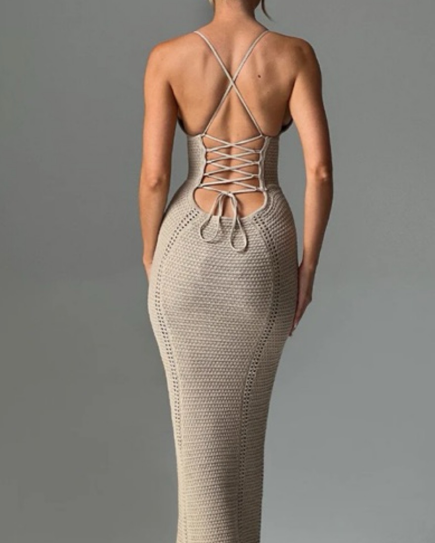 babyboo knit dress Arabella Maxi Dress