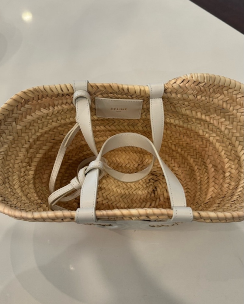 【VIP価格】CELINE STRAW PANIER BAG 3_f6f22743-bf85-4d69-b031-