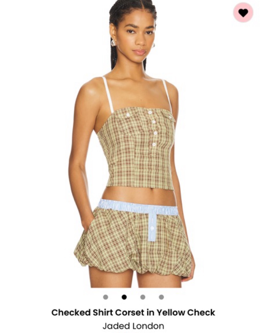 Jaded London Plaid Two Piece | Pickle