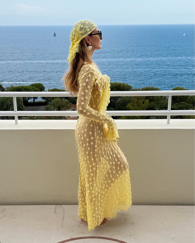 Marfa Istanbul Yellow Debbie Lace Dress by Marfa - Pickle