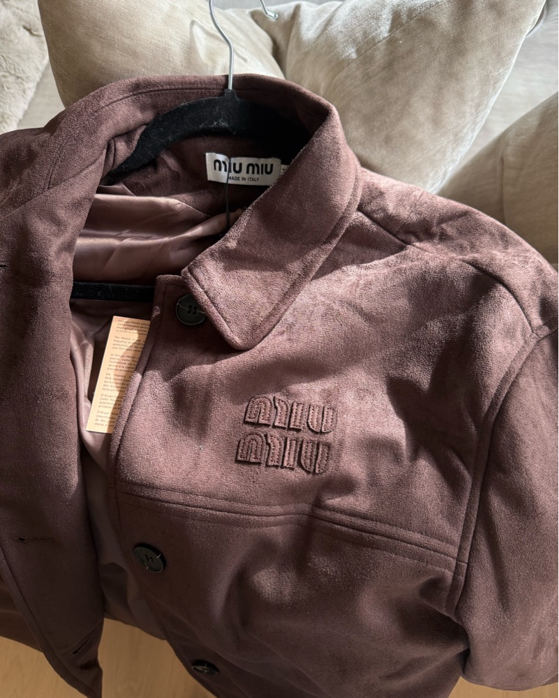 Miu Miu Brown Jacket Dupe by Miu Miu - Pickle