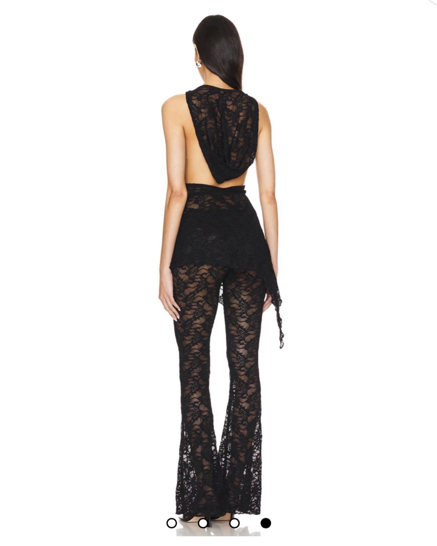 Black lace top and bottom Superdown set by Superdown - Pickle