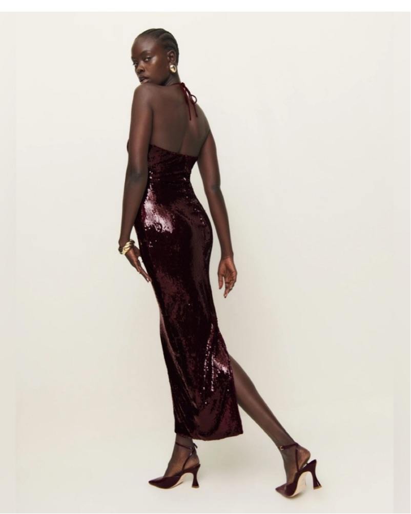 Reformation Iridessa Sequin Dress by Reformation - Pickle