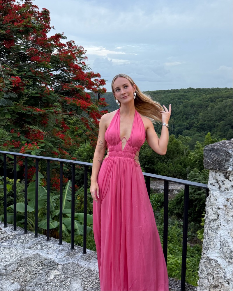 women's hot pink mini dress Colors 2780 Size 8 Hot Pink Short Fitted Velvet Sequin V Neck Formal Cocktail Dress Ruched Slit Chain Gown