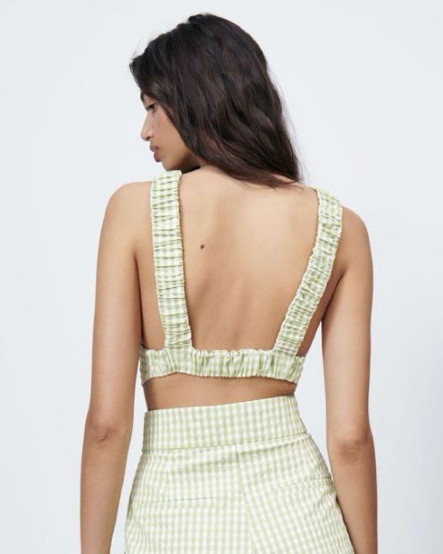 zara green gingham dress Rare Green Lacquered 1970s Chest of Drawers by Guy Lefevre for Maison  Jansen
