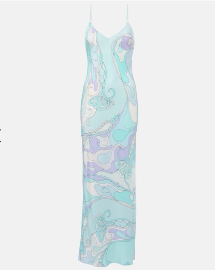 pucci orchidee silk maxi dress Pucci - Orchidee silk maxi dress by Pucci