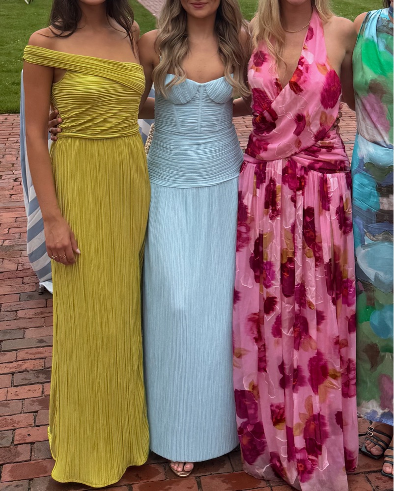open lace back dress Manning Cartell 'Double Time Pleat' Dress – HONEY HIRE BOUTIQUE main image 1