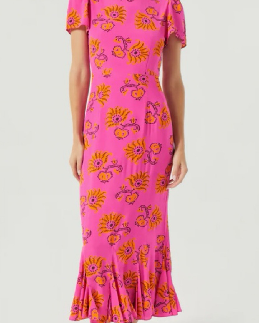 rhode lulani dress pink RHODE - x REVOLVE Lulani Dress