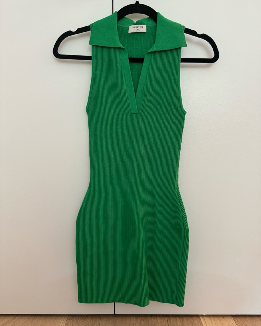 aritzia sculpt knit polo dress Sculpt Knit Polo Dress