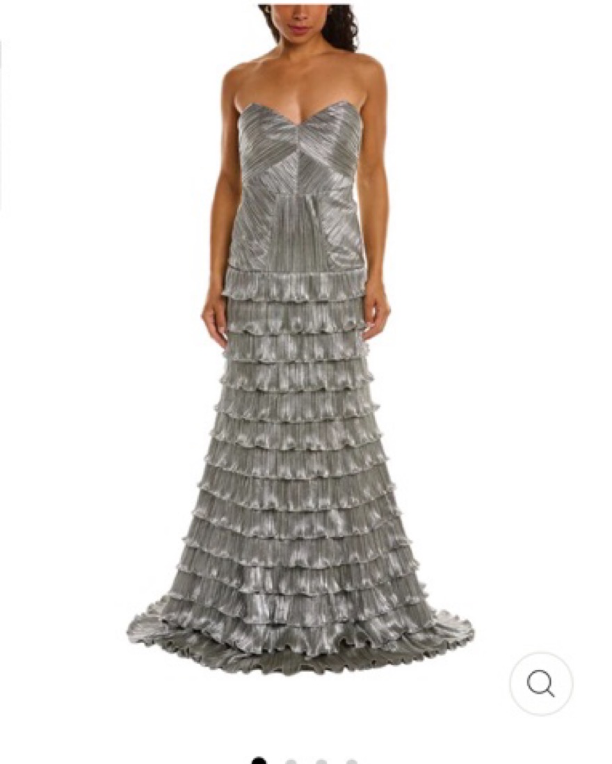 zac posen silver dress Rihanna wearing a metallic silver Zac Posen gown at the 3rd Annual Fashion  Rocks concert on September 7, 2006. : r/whatthefrockk