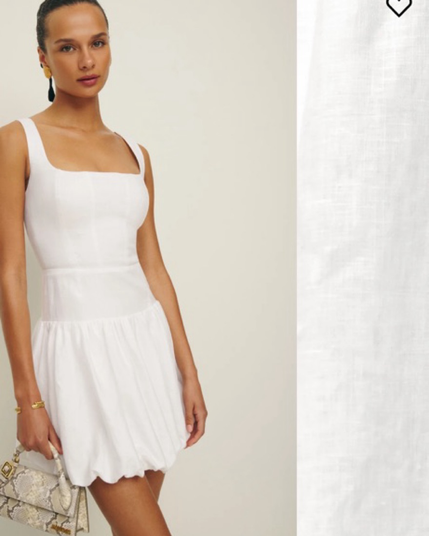 reformation delia linen dress Reformation Delia Linen Dress by Reformation
