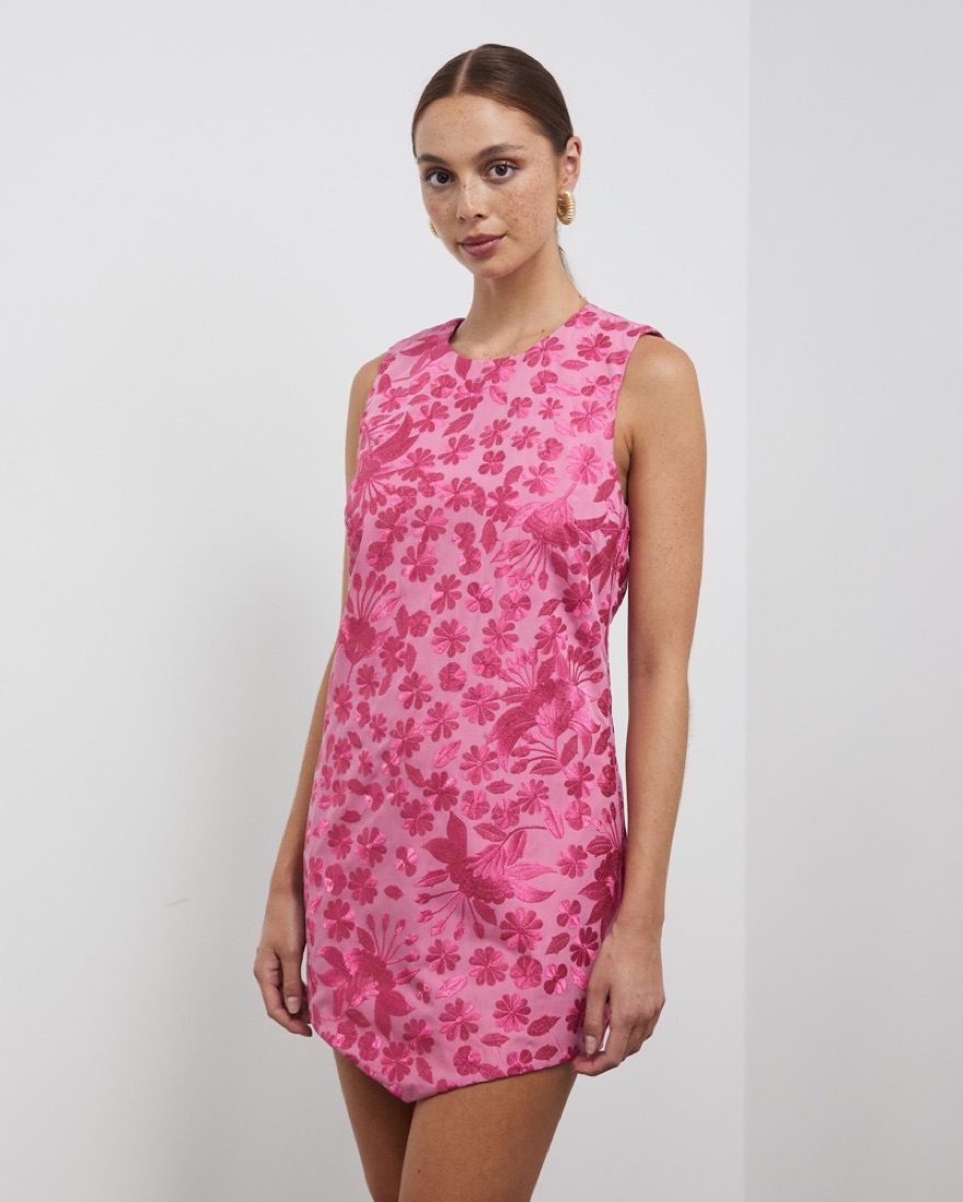 Staud Morgan Dress In Pink | Pickle