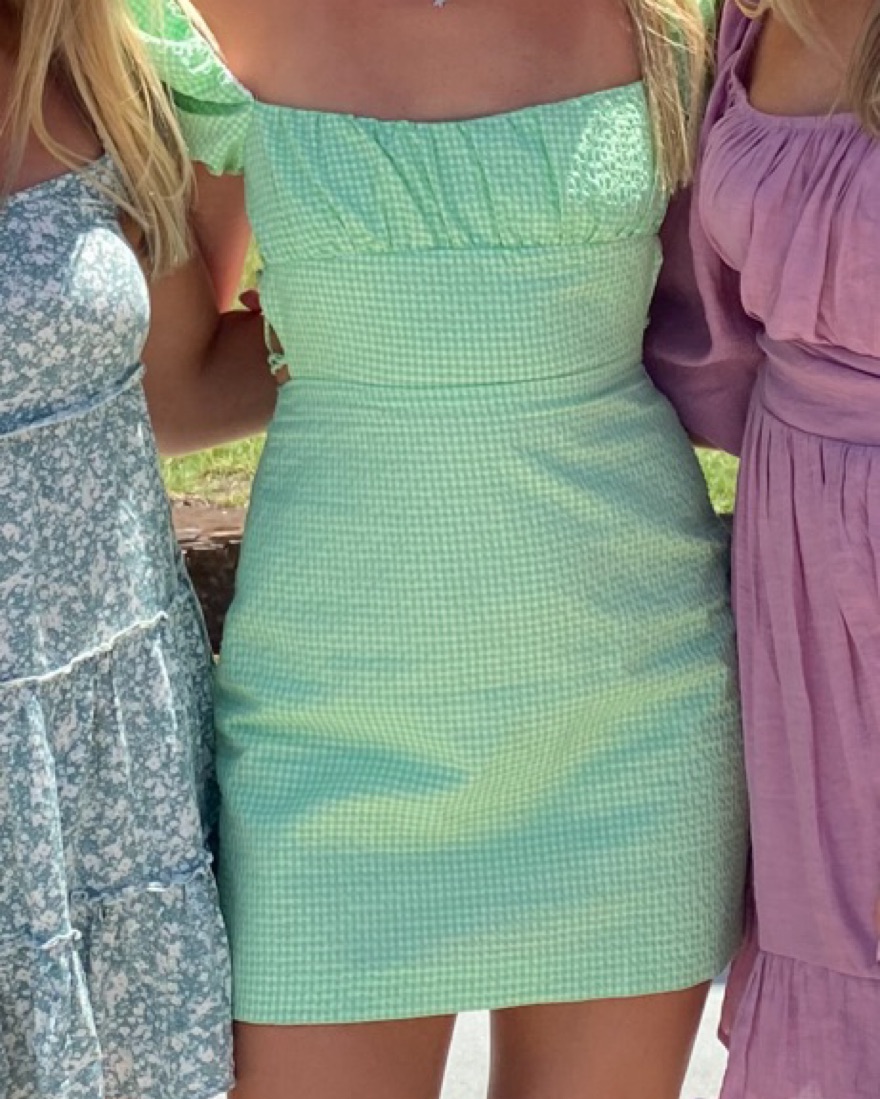 green puff sleeve dress zara PUFF SLEEVE DRESS