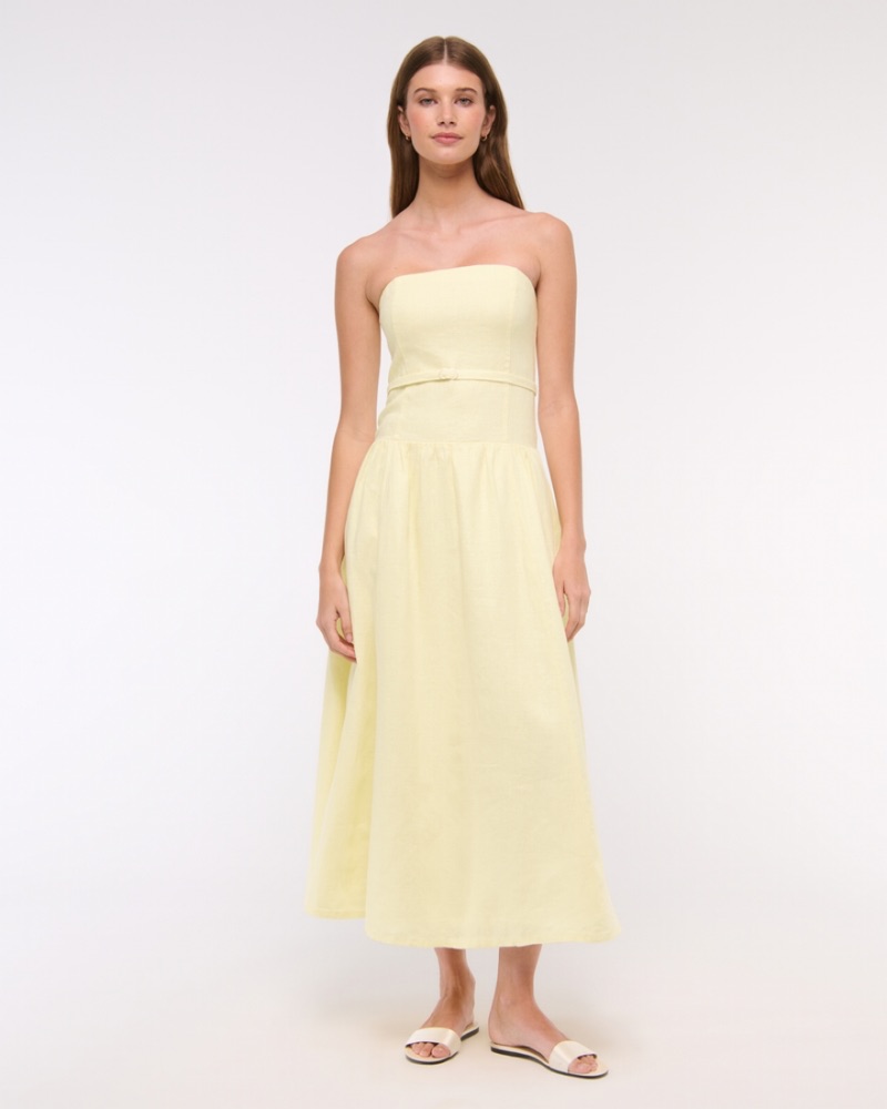 straight line wedding dresses Strapless Satin A-Line Wedding Dress with Pockets and Folded Neck – MS112 –  Viniodress