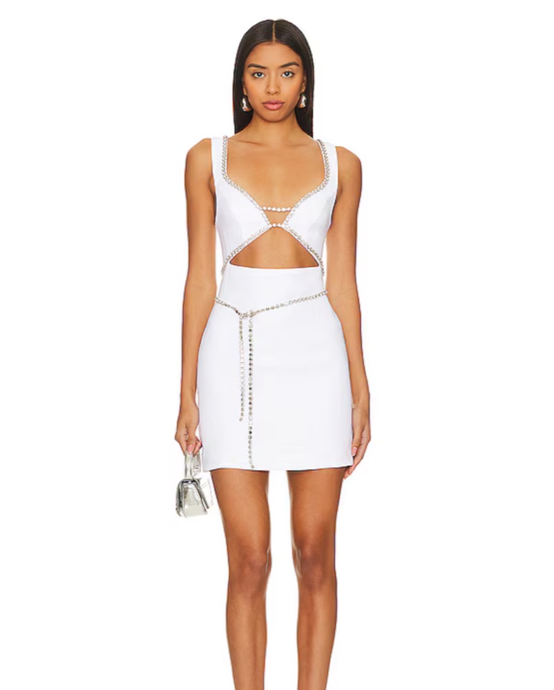 majorelle dress  Maison Mayle Handkerchief panels on both sides add movement and dimension Buy Majorelle - Pickle