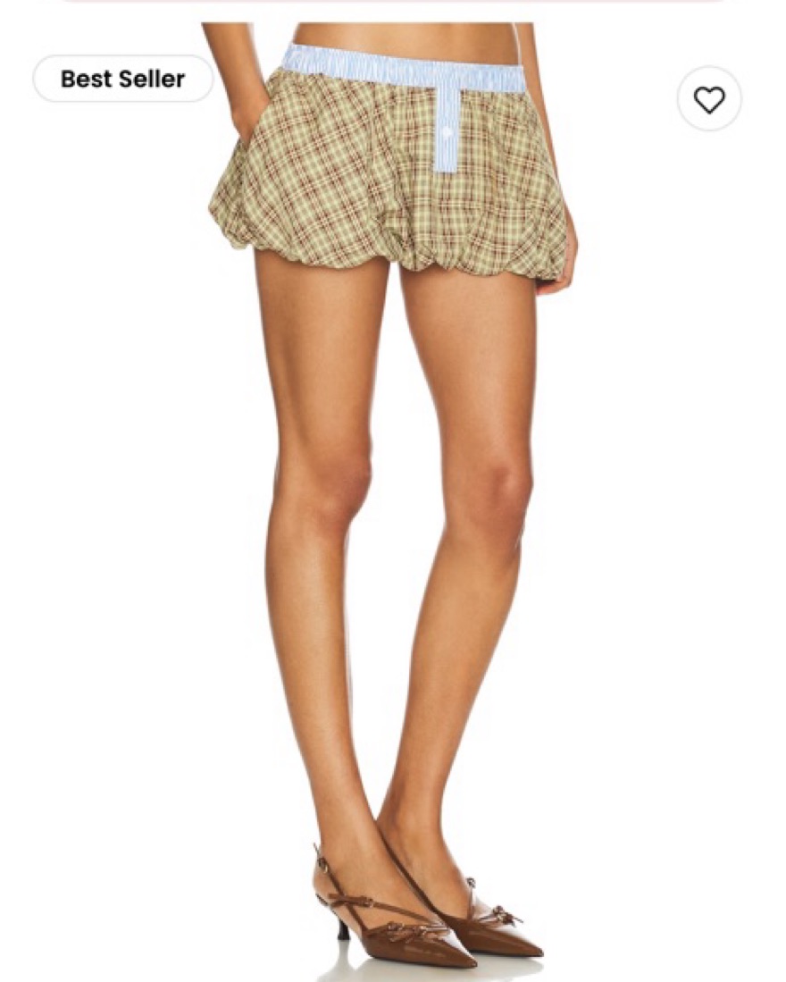Jaded London Brown Checked Lulu Puffball | Pickle
