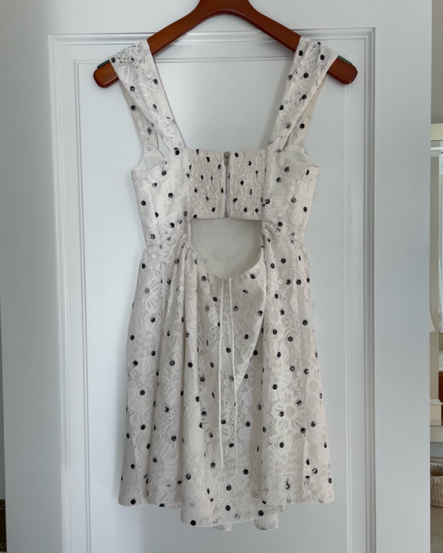 for love and lemons green polka dot dress For love and lemons zamira green floral set